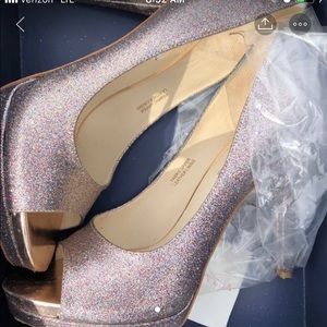 Sparkling high heels